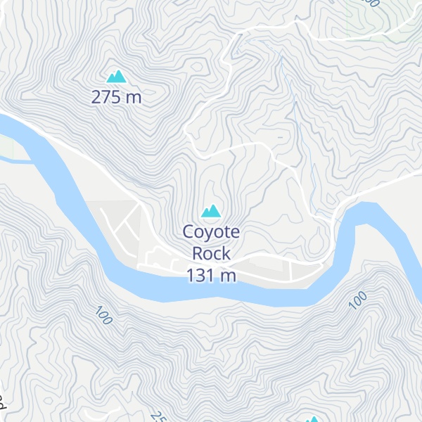 Map of Coyote Rock