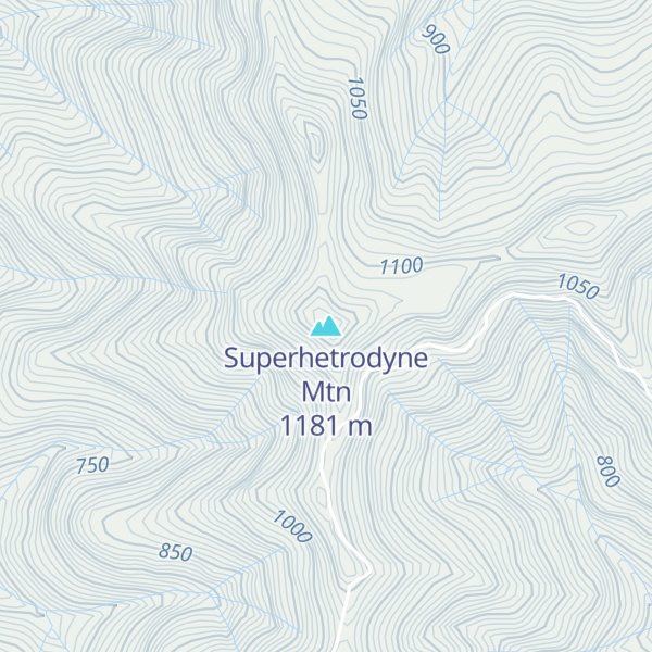 Map of Superhetrodyne Mtn