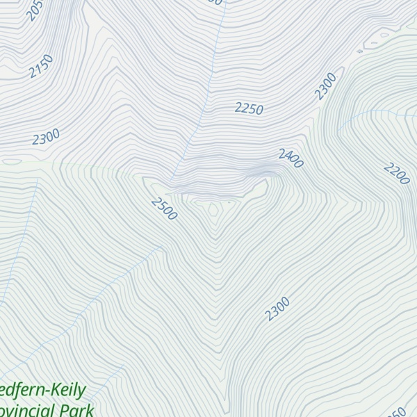 Map of Mount Boe