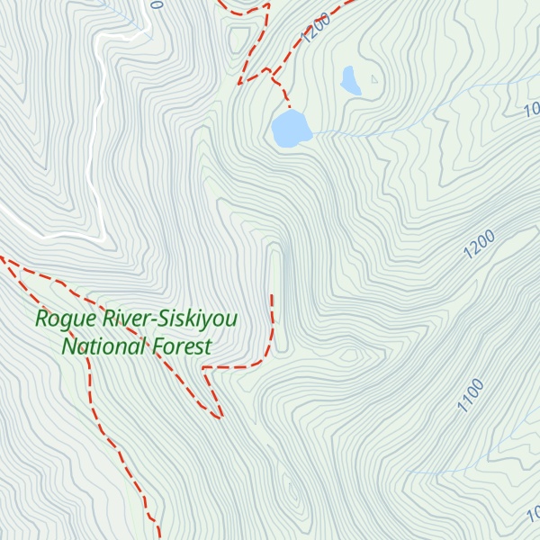Map of Vulcan Peak