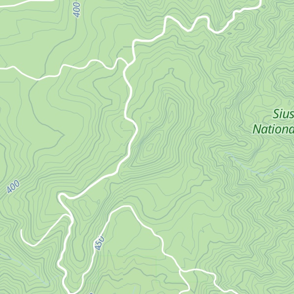 Map of Three Buttes