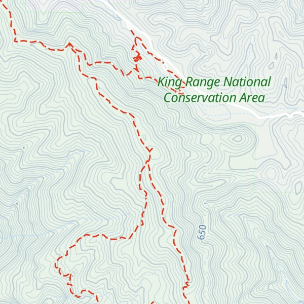 Map of Chamisal Mountain