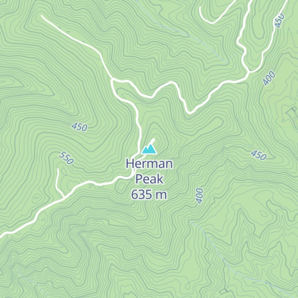 Map of Herman Peak