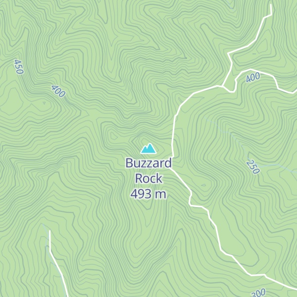 Map of Buzzard Rock