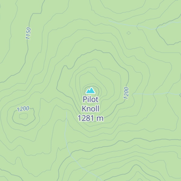 Map of Pilot Knoll