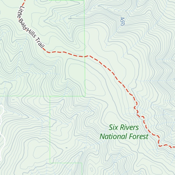 Map of Bald Hill