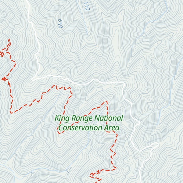 Map of Queen Peak
