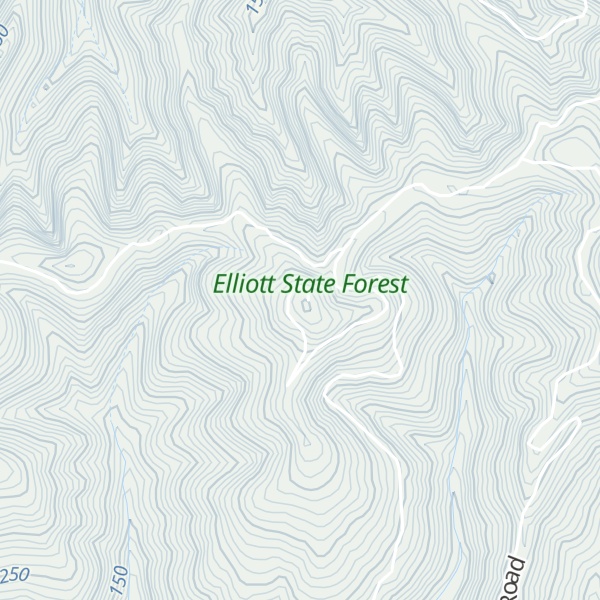 Map of Trail Butte