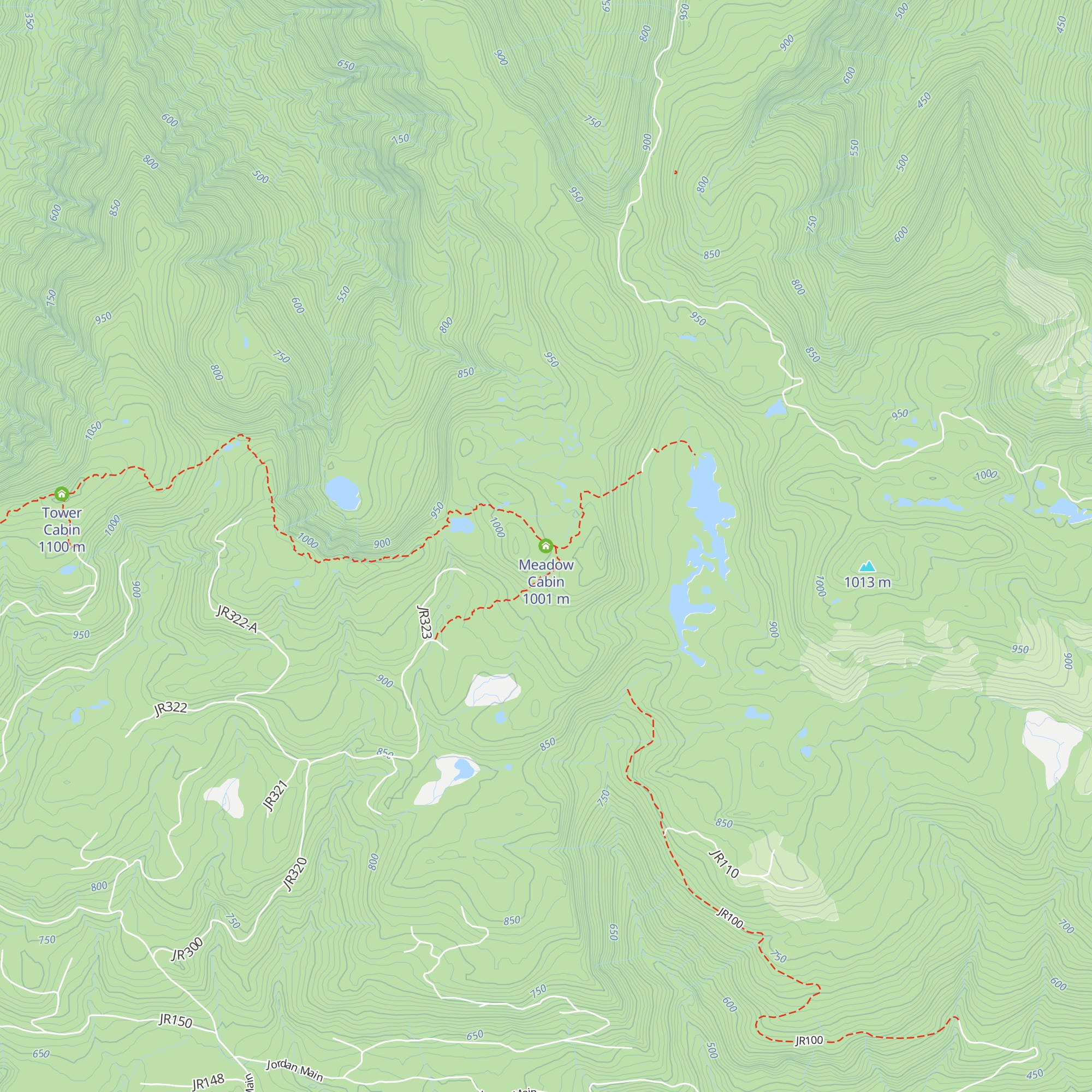 Meadow Cabin map