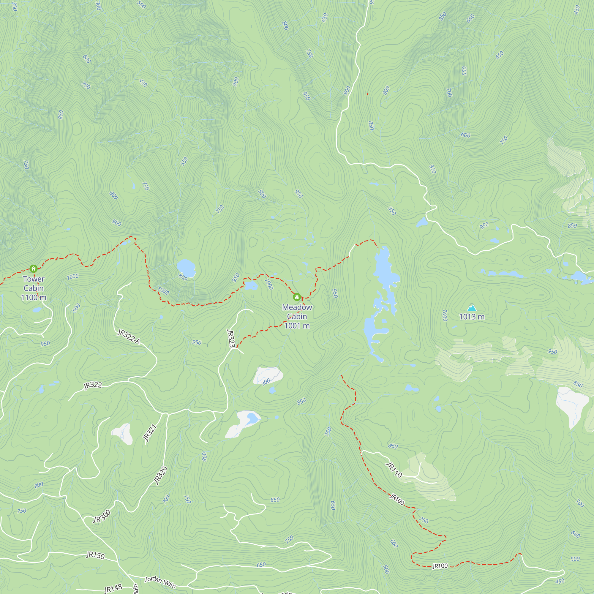 Meadow Cabin map