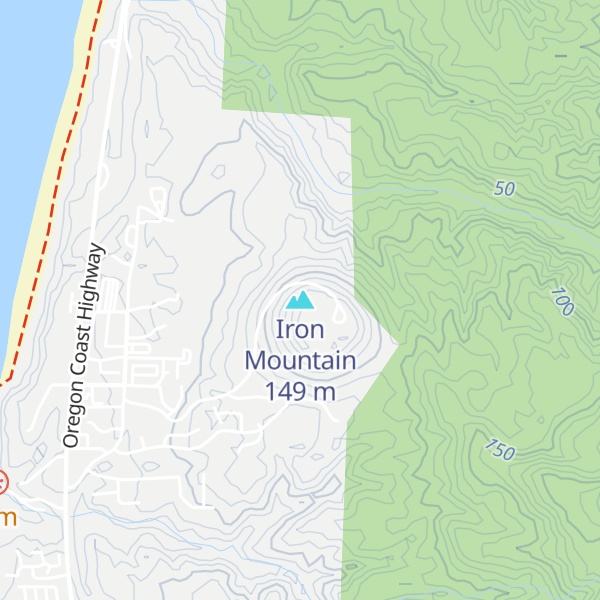 Map of Iron Mountain