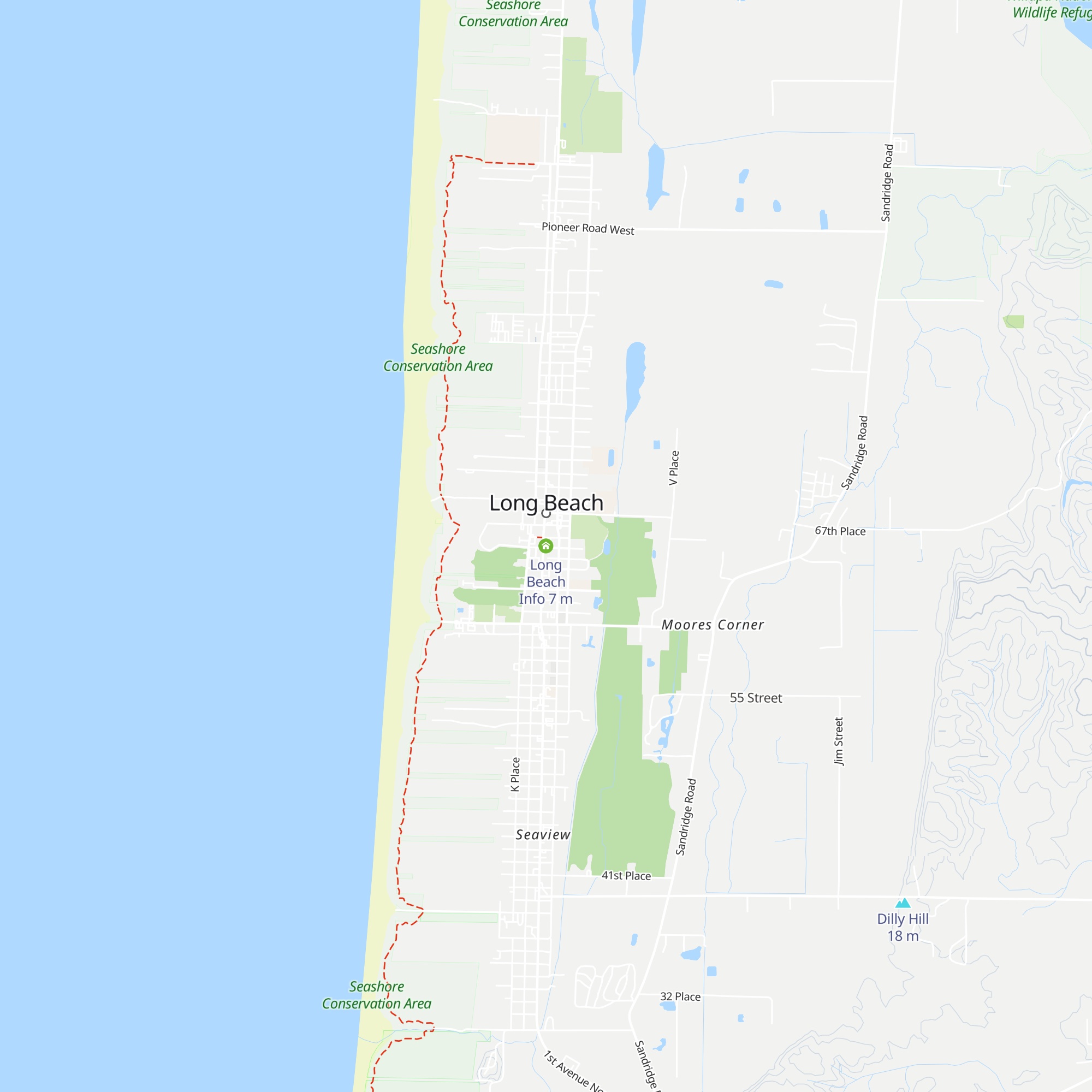 Long Beach Info map