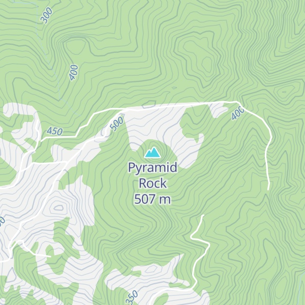 Map of Pyramid Rock
