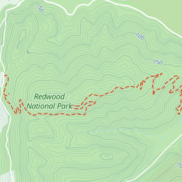 Map of Flint Ridge