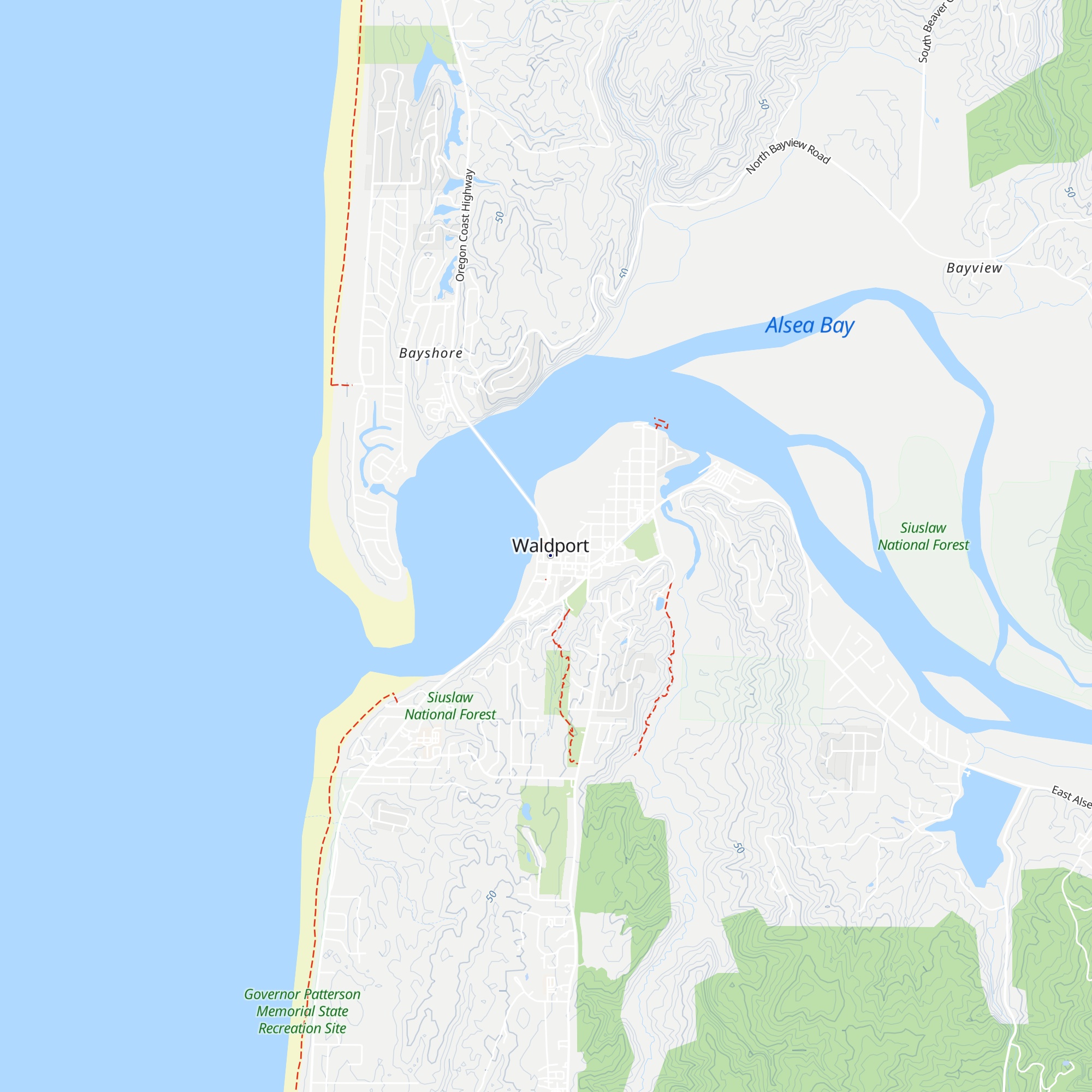 Alsea Bay Historic Interpretive Center map