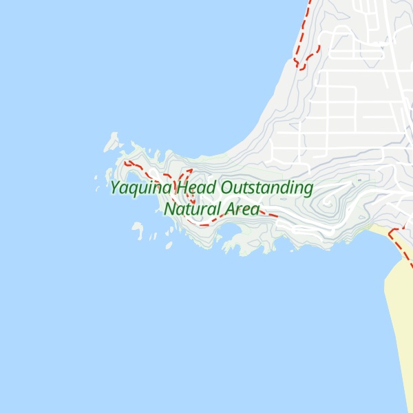 Map of Yaquina Head Interpretive Center