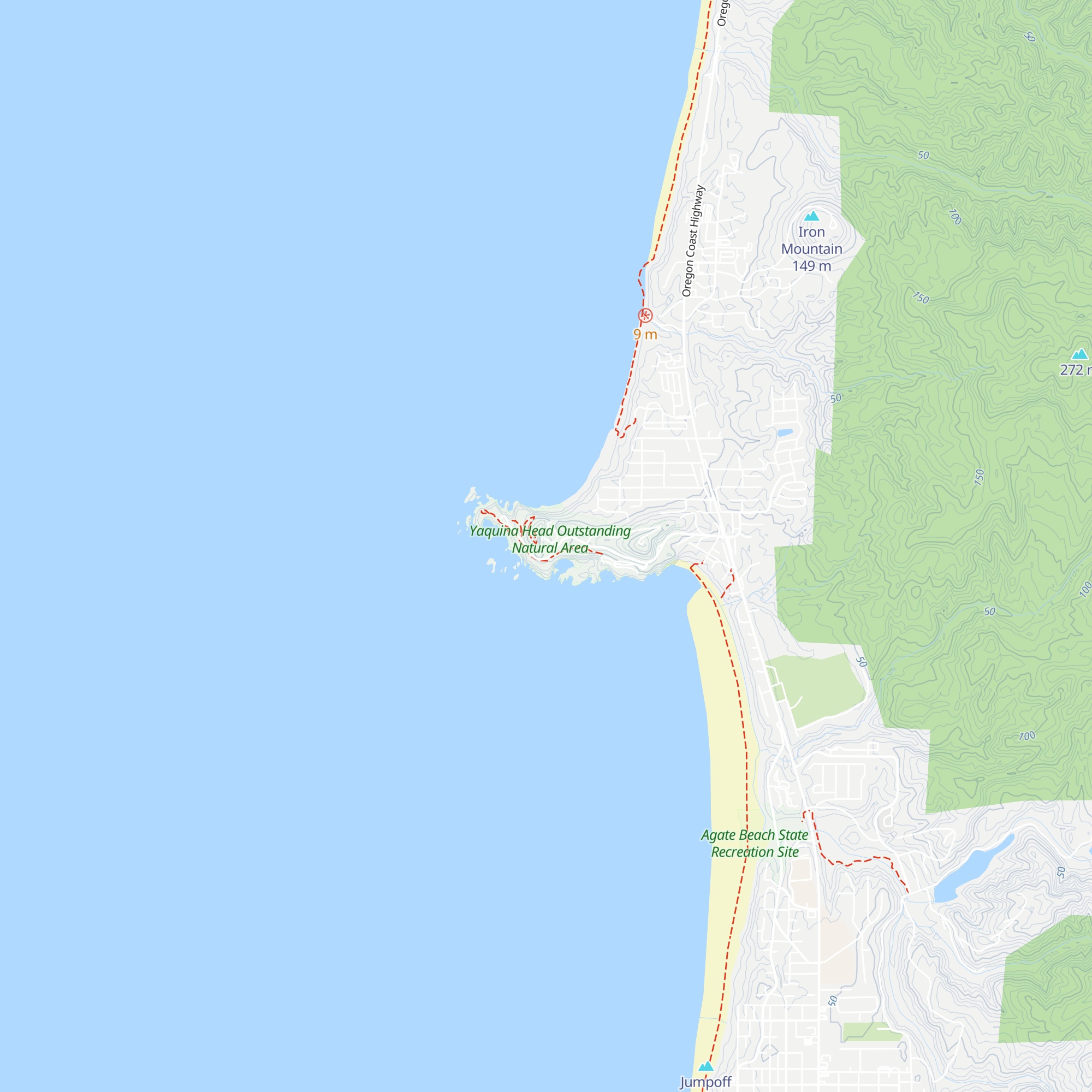 Yaquina Head Interpretive Center map