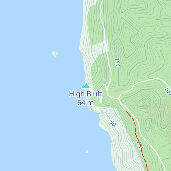 Map of High Bluff