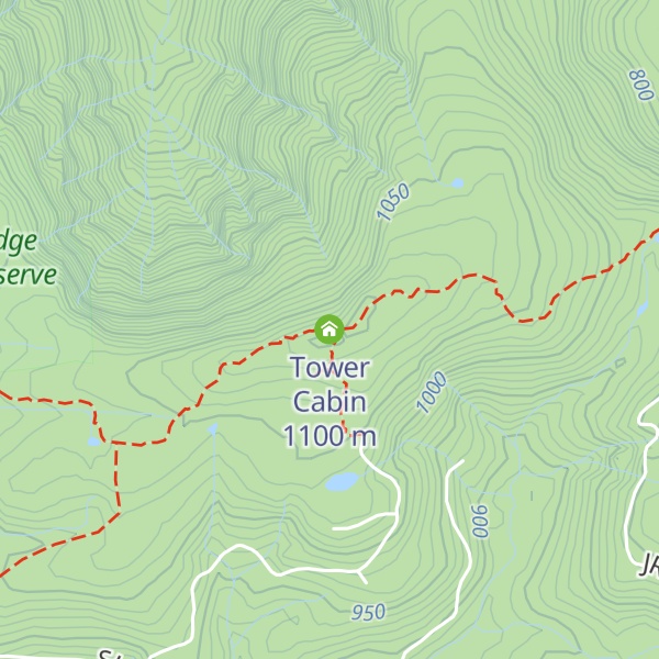 Map of Tower Cabin