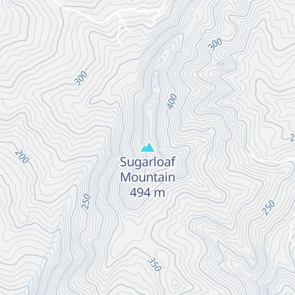 Map of Sugarloaf Mountain