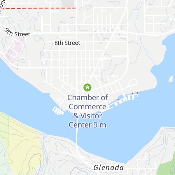 Map of Chamber of Commerce & Visitor Center