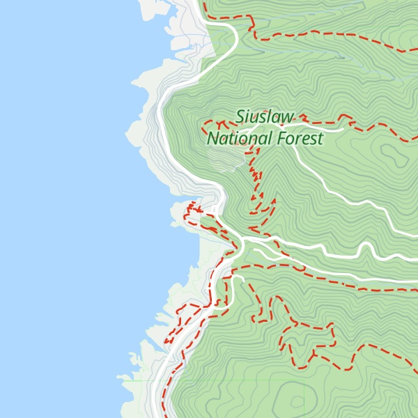 Map of Devils Churn Wayside