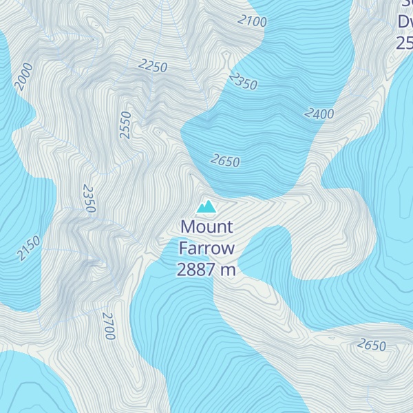 Map of Mount Farrow