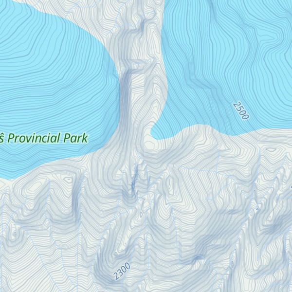 Map of Mount Merriam