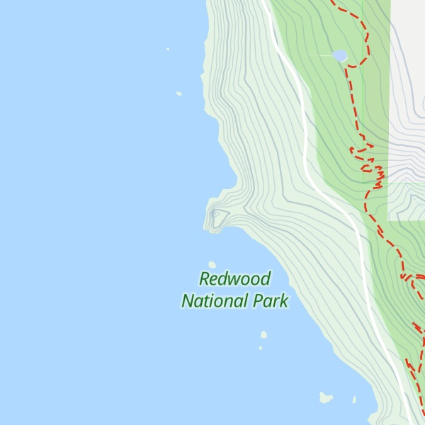 Map of Footsteps Rocks