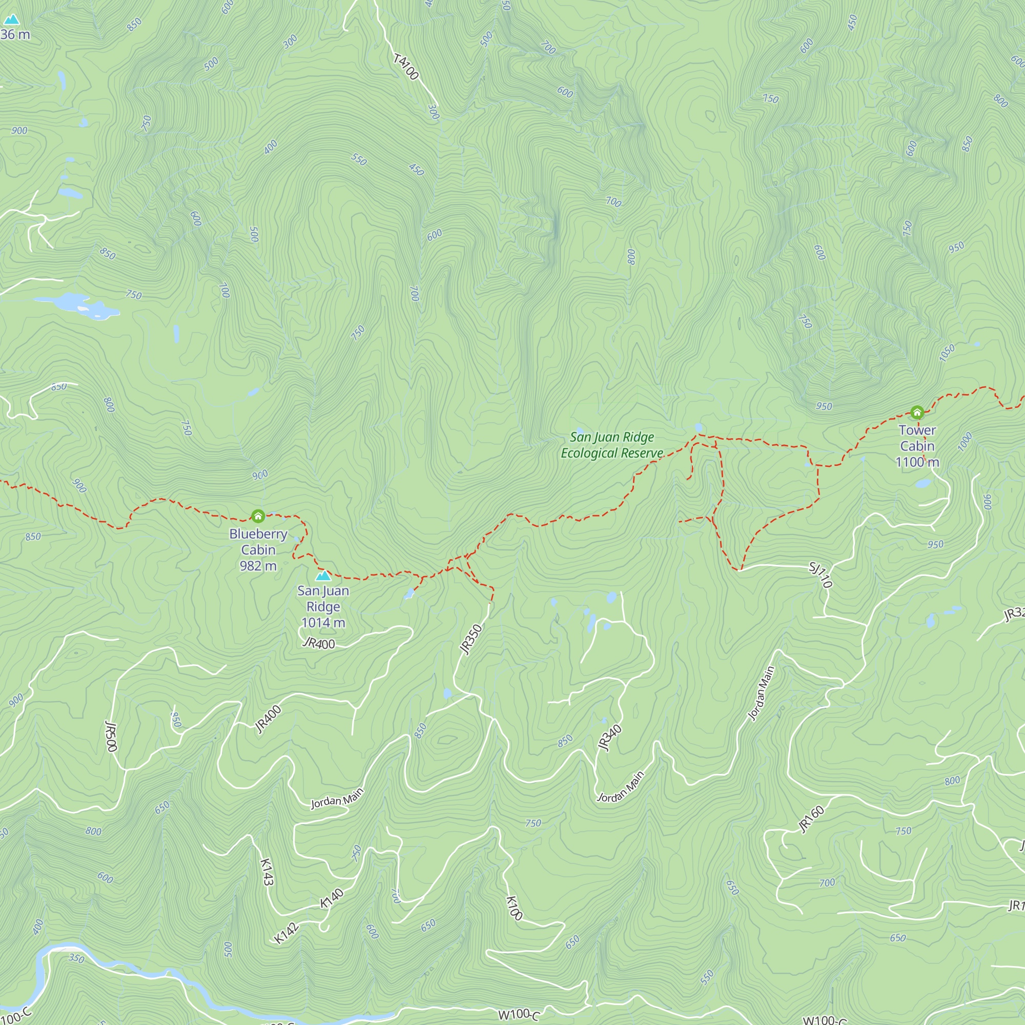 The Tea Hut map
