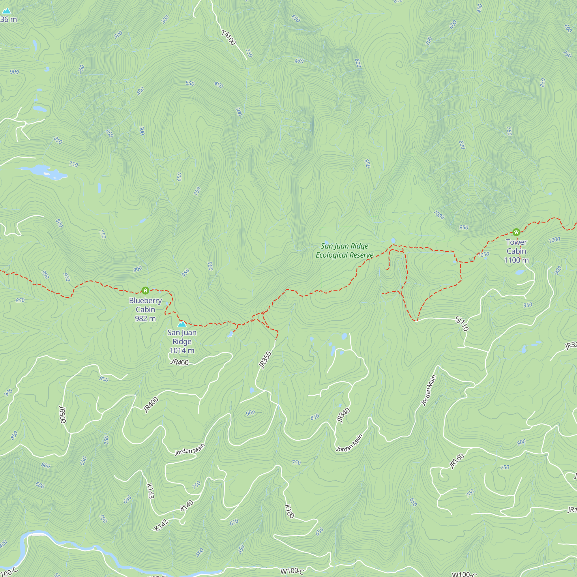 The Tea Hut map