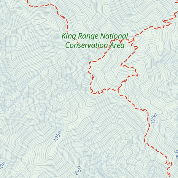 Map of King Peak