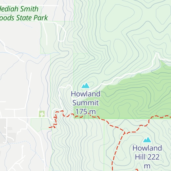 Map of Howland Summit