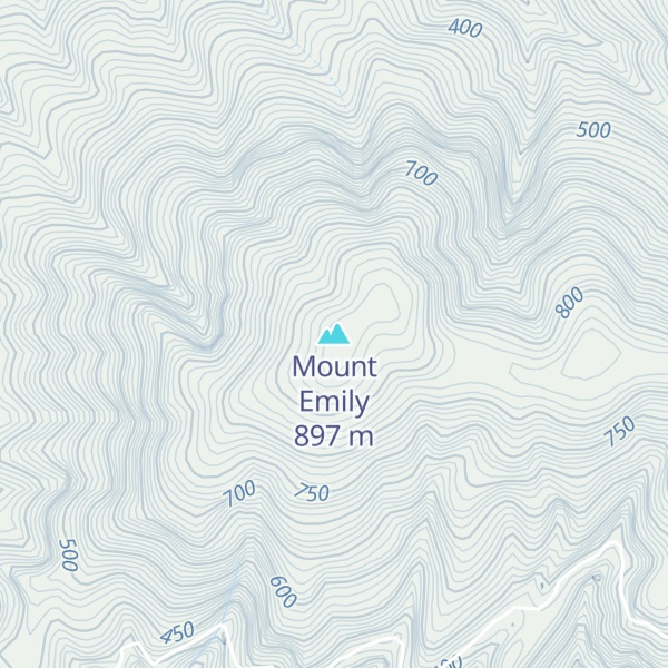 Map of Mount Emily
