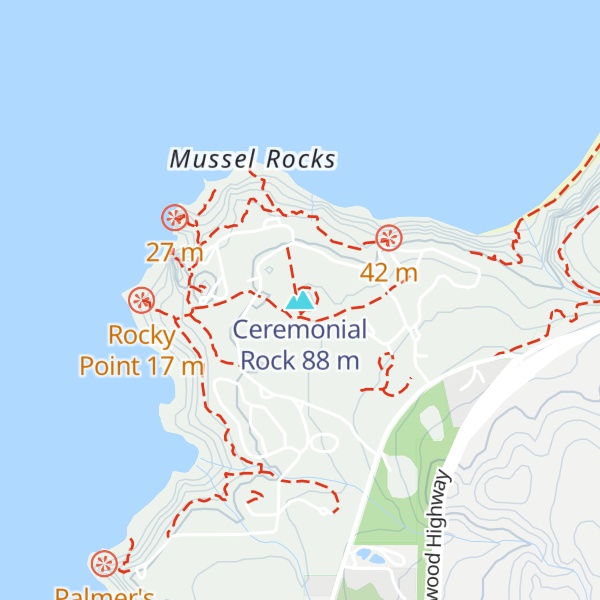 Map of Ceremonial Rock