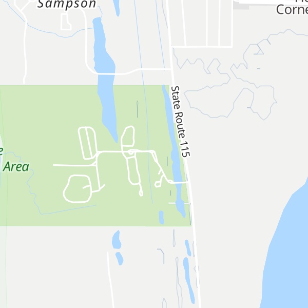 Map of Ocean City State Park Ranger Station