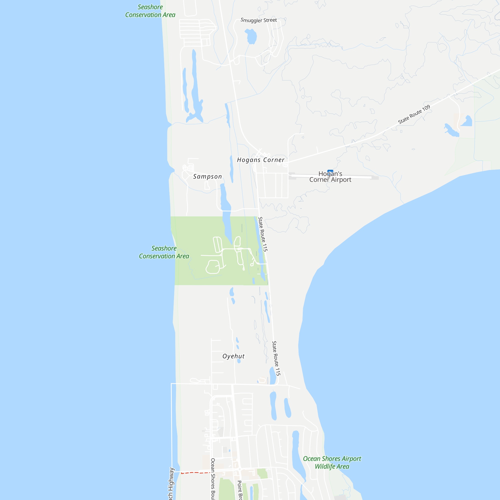 Ocean City State Park Ranger Station map