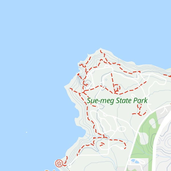 Map of Lookout Rock