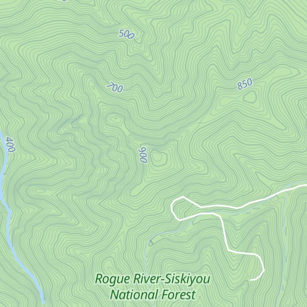 Map of Salmon Mountain