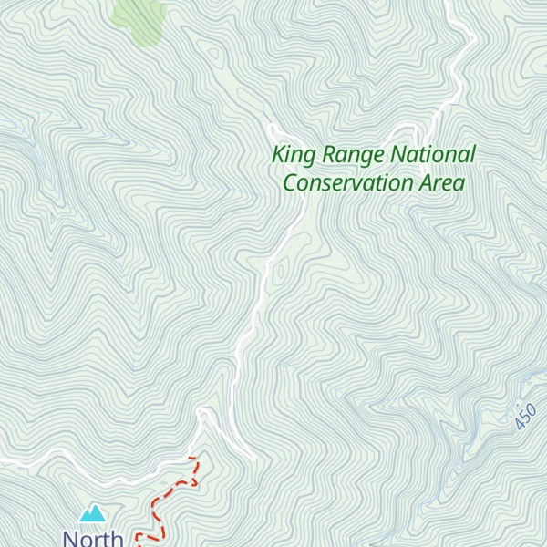 Map of Brushy Mountain