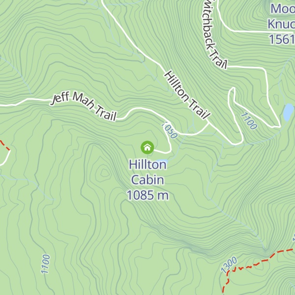 Map of Hillton Cabin