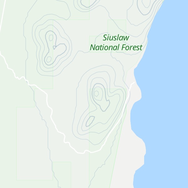 Map of Brushy Hill