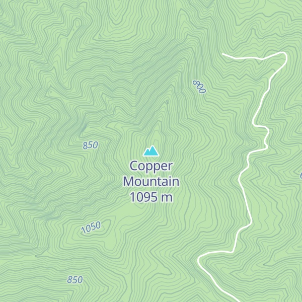Map of Copper Mountain