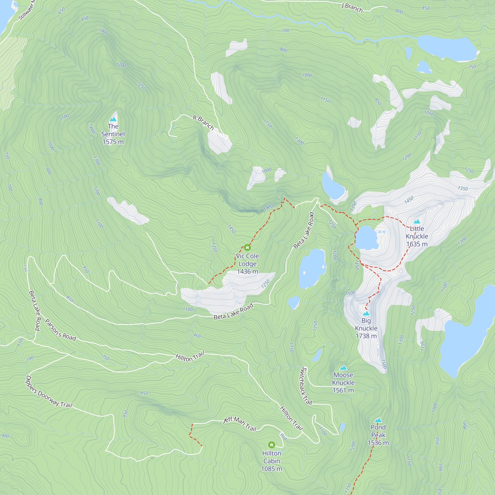 Vic Cole Lodge map