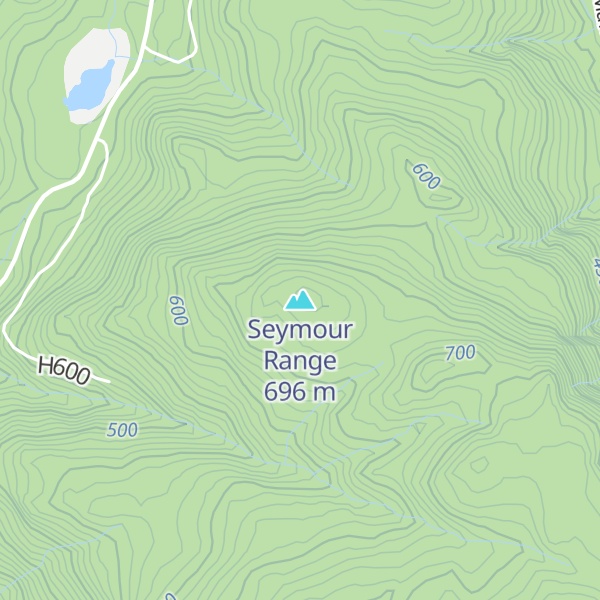 Map of Seymour Range