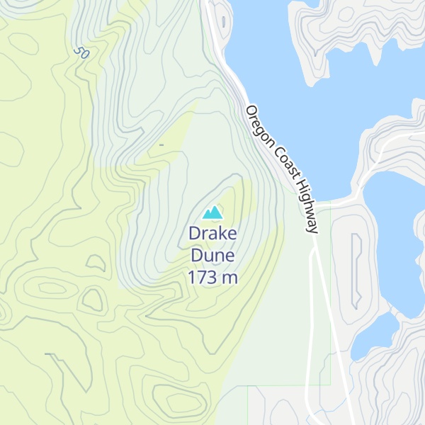 Map of Drake Dune