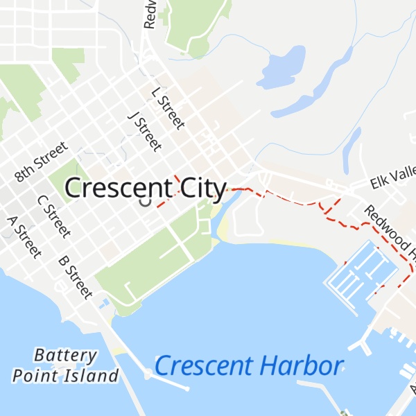 Map of Crescent City / Del Norte County Chamber of Commerce