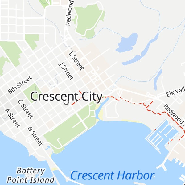 Map of Crescent City Information Center