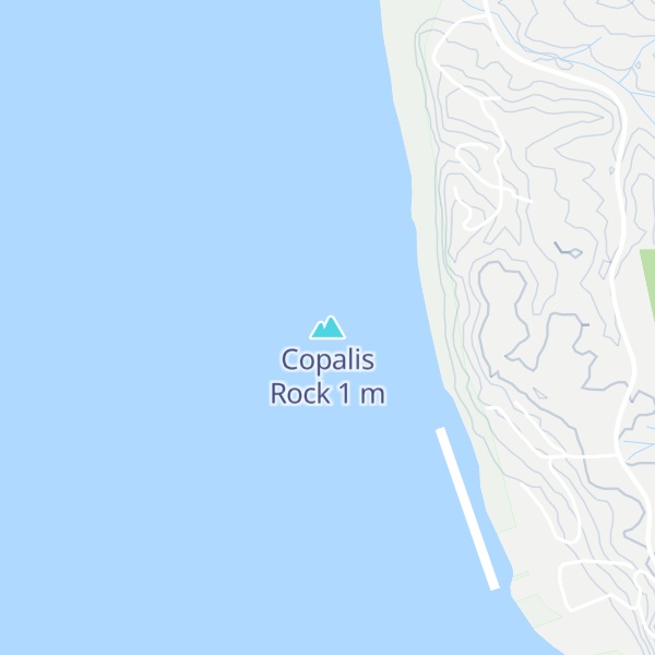Map of Copalis Rock