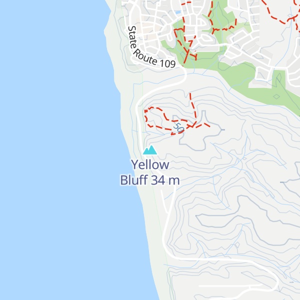 Map of Yellow Bluff